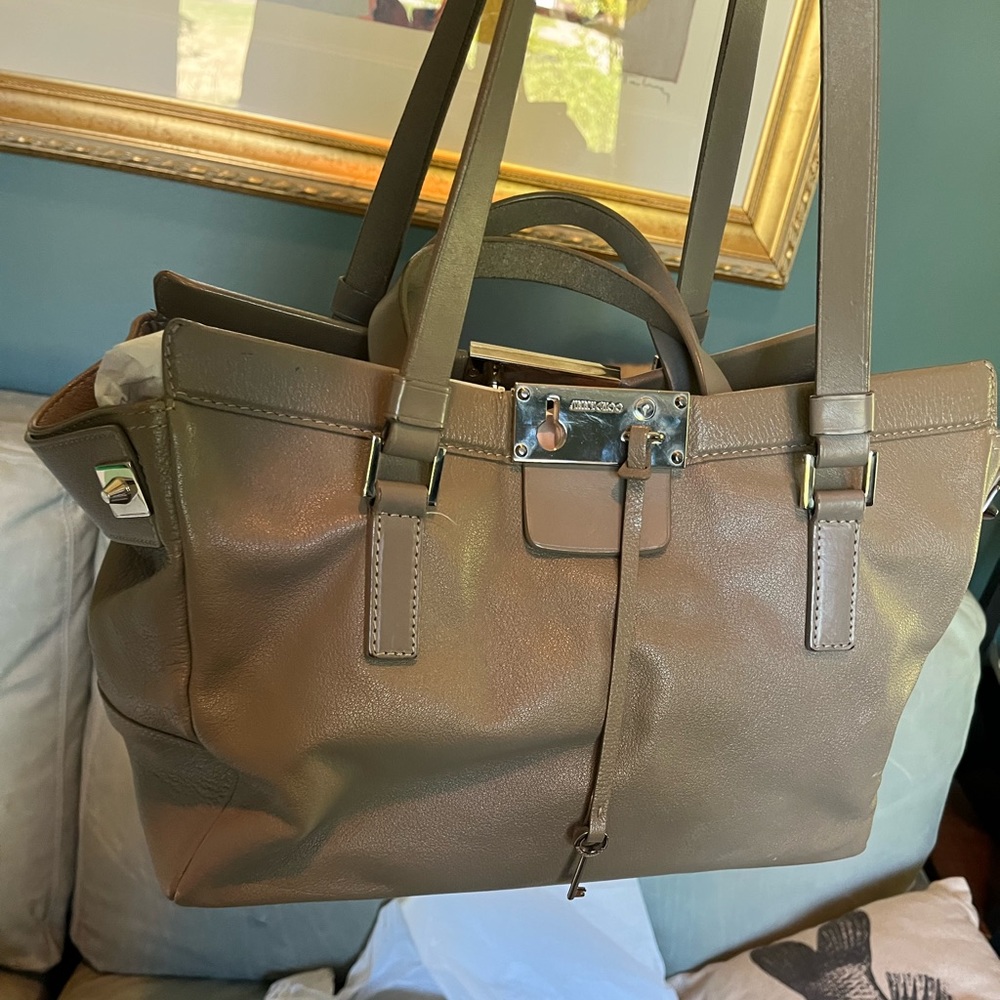 Jimmy Choo stone tote bag shoulder